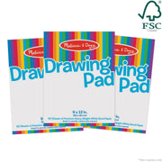 Drawing Paper Pad (50 Sheets, 9 x 12 Inches) 3-Pack D0