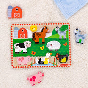 Farm Animals Chunky Puzzle - 8 Pieces L6