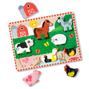 Farm Animals Chunky Puzzle - 8 Pieces O2