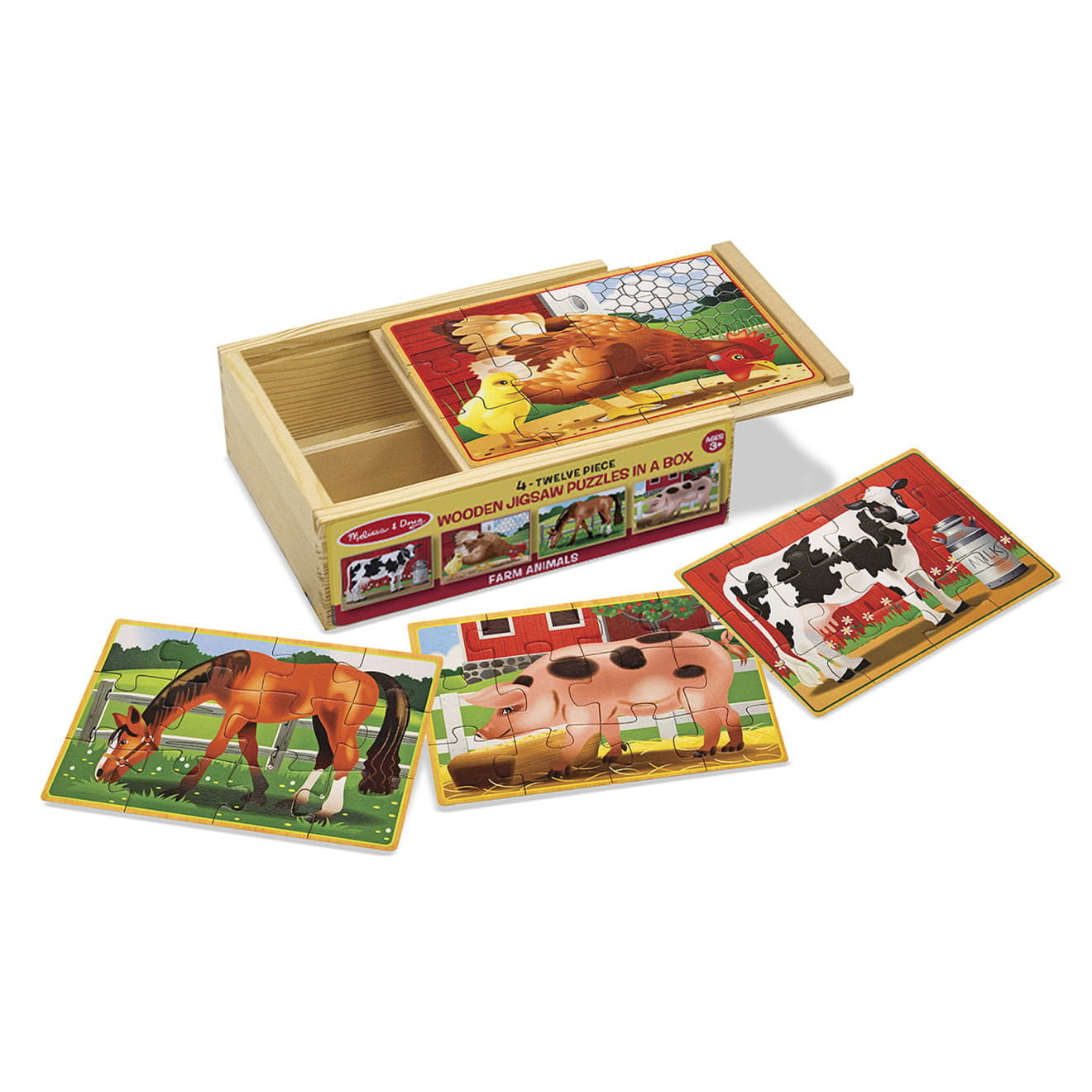 Farm Animals Jigsaw Puzzles in a Box B2