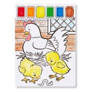 Farm Animals Paint with Water Kids' Art Pad H9