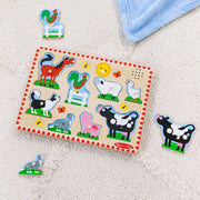 Farm Animals Sound Puzzle - 8 Pieces K5