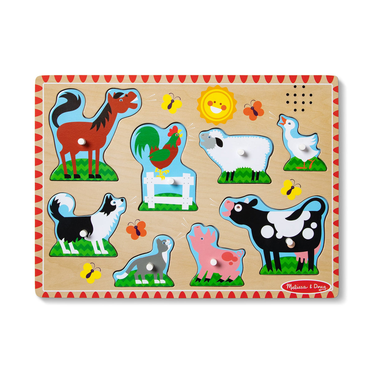 Farm Animals Sound Puzzle - 8 Pieces U7