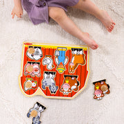 Farm Friends Jumbo Peg Puzzle - 8 Pieces M2