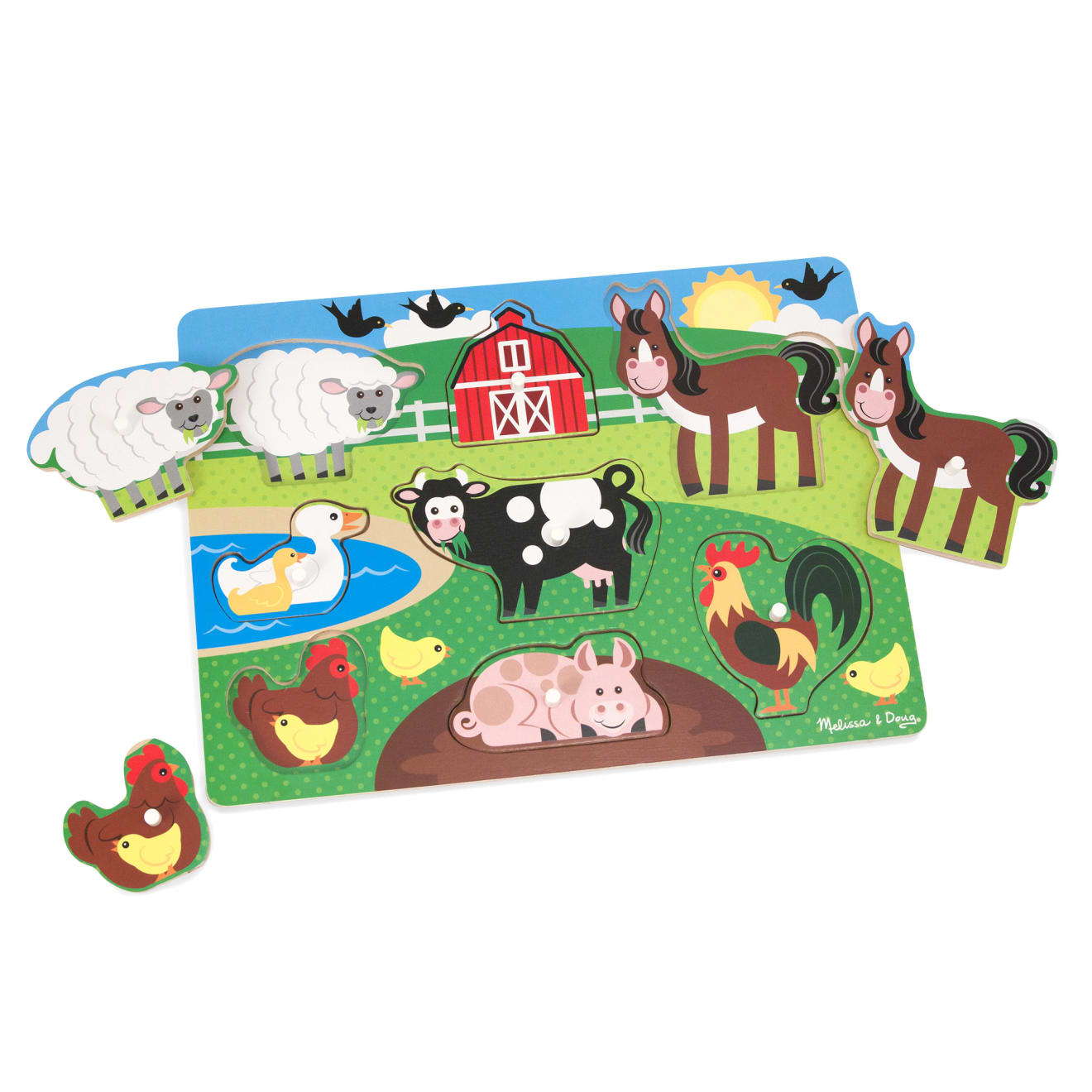 Farm Peg Puzzle - 8 pieces F1