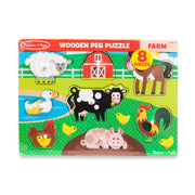 Farm Peg Puzzle - 8 pieces F1