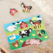 Farm Peg Puzzle - 8 pieces F1