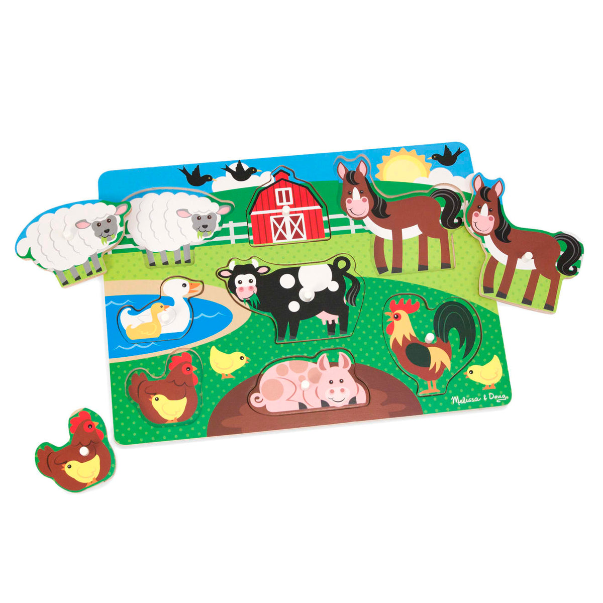 Farm Peg Puzzle - 8 pieces N4