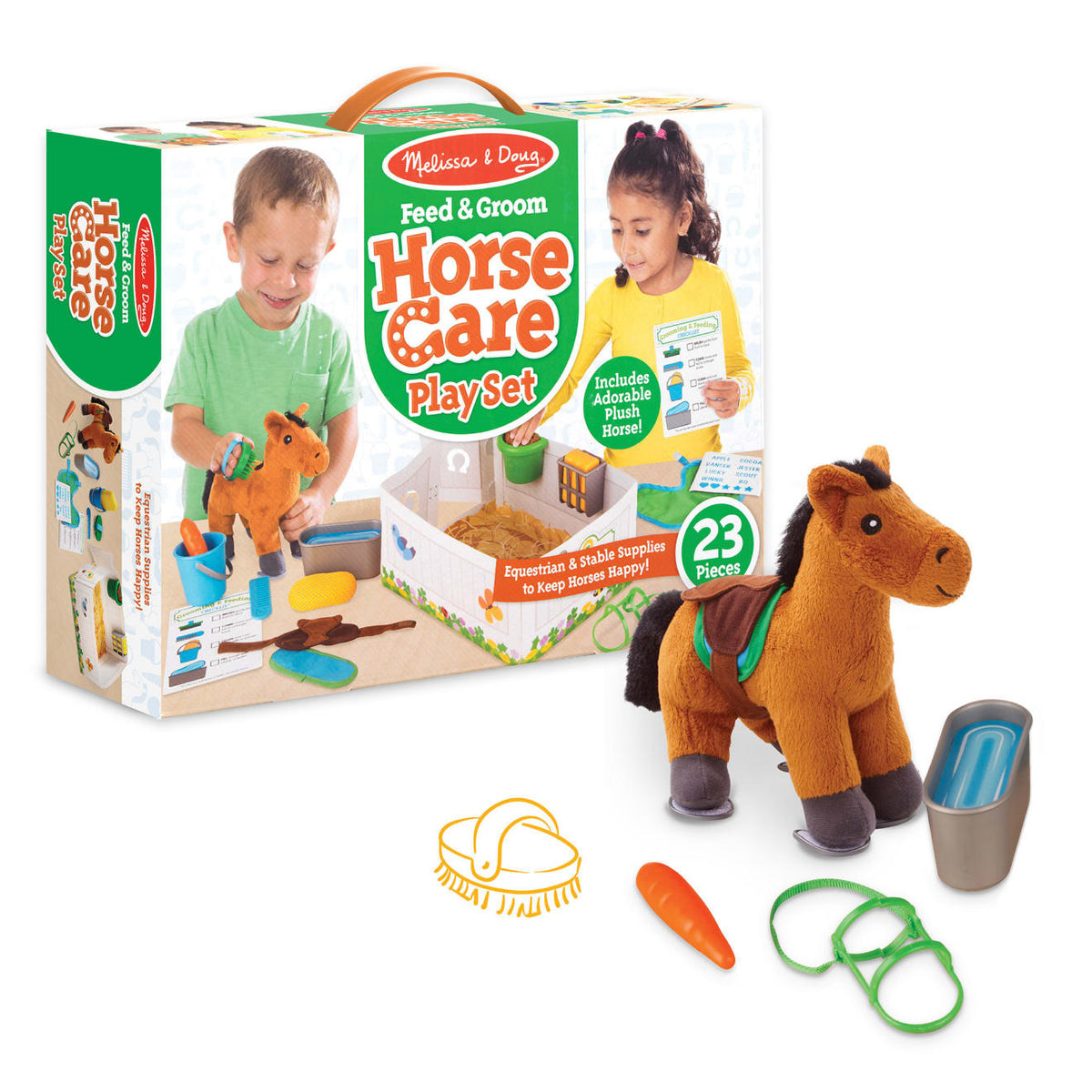 Feed & Groom Horse Care Play Set A8