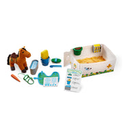 Feed & Groom Horse Care Play Set J0