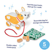 Feed, Walk & Poo Pup Play Set V7