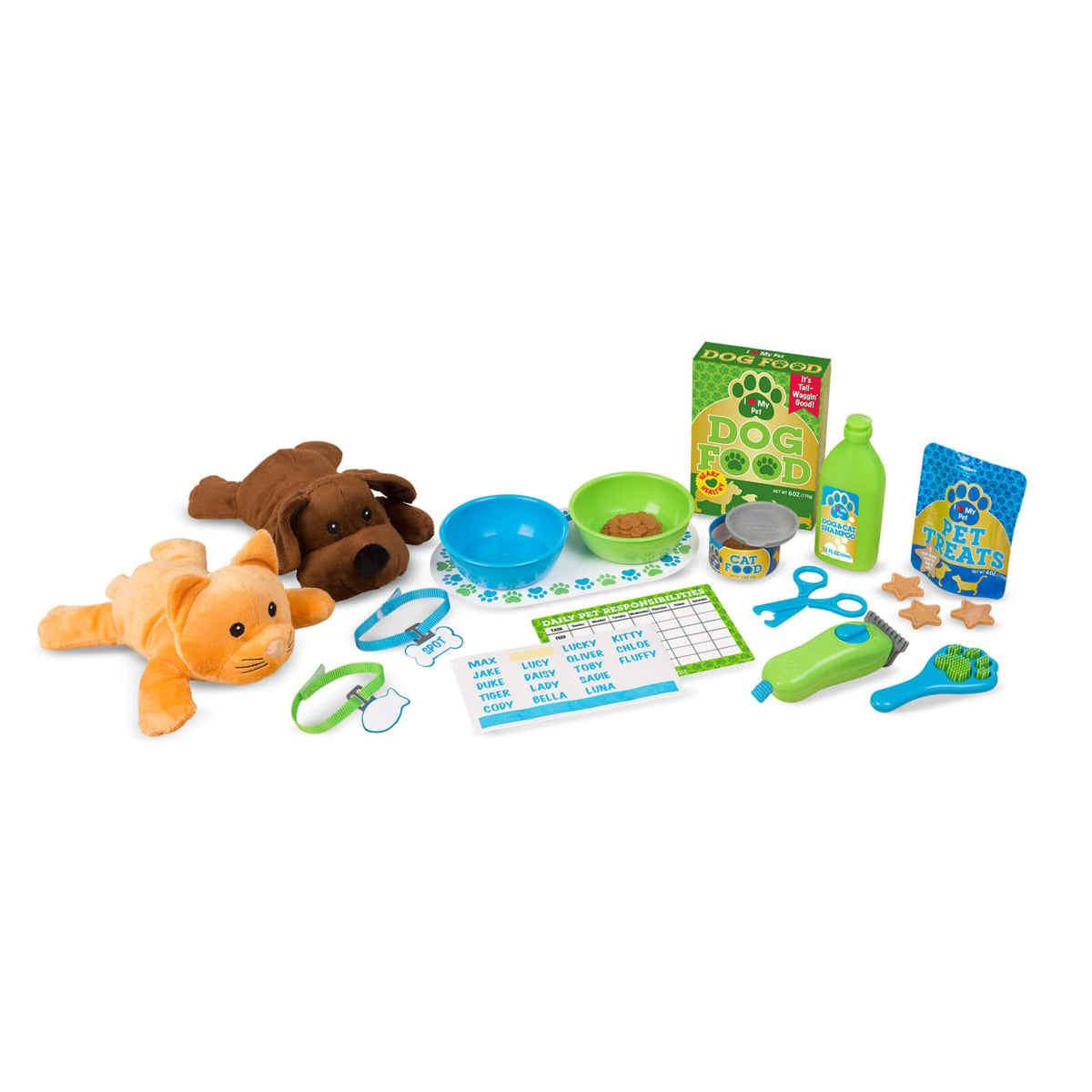 Feeding & Grooming Pet Care Play Set I4