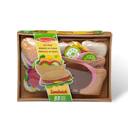 Felt Food Sandwich Play Set P9