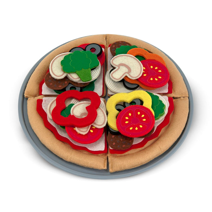Felt Play Food - Pizza Set A6