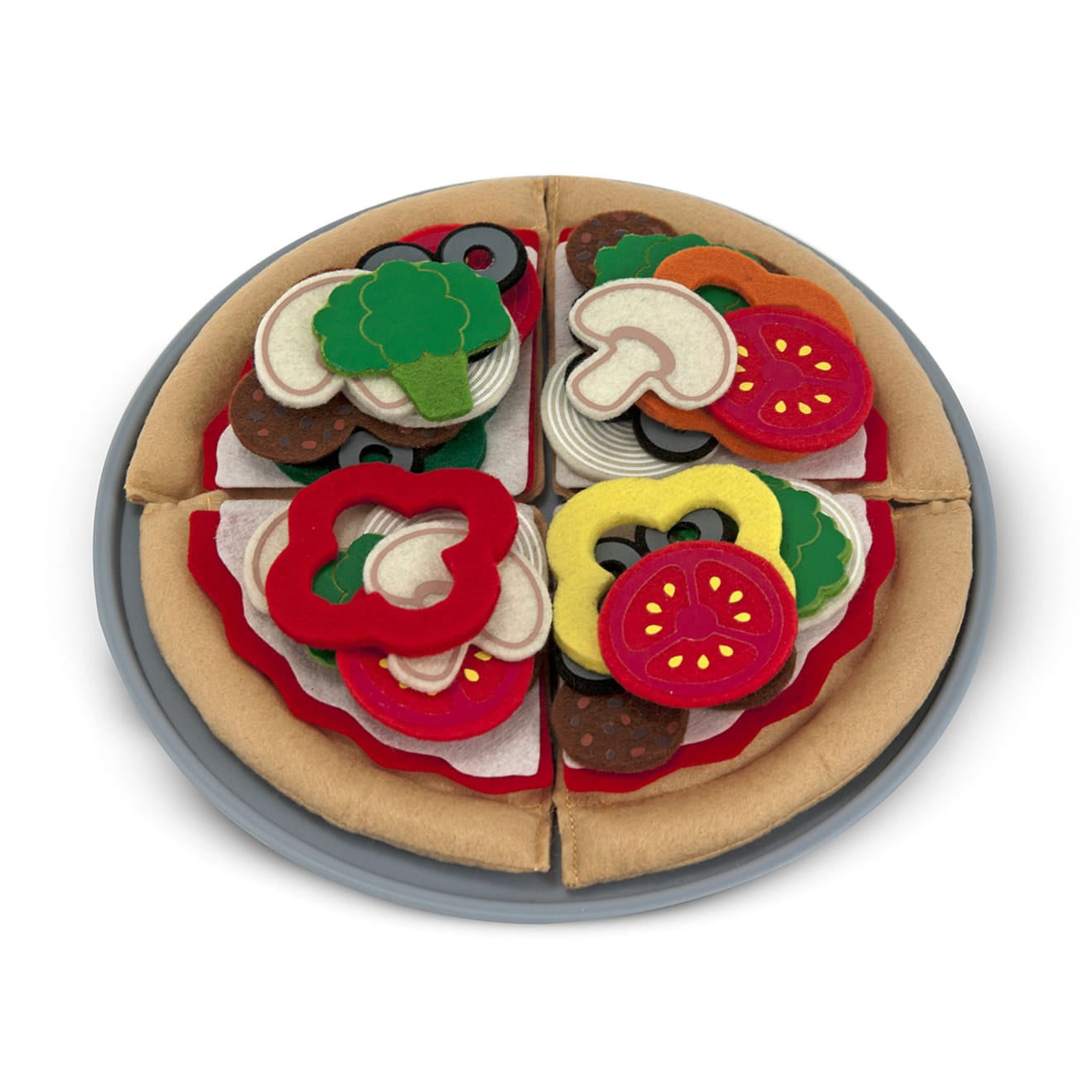 Felt Play Food - Pizza Set J3