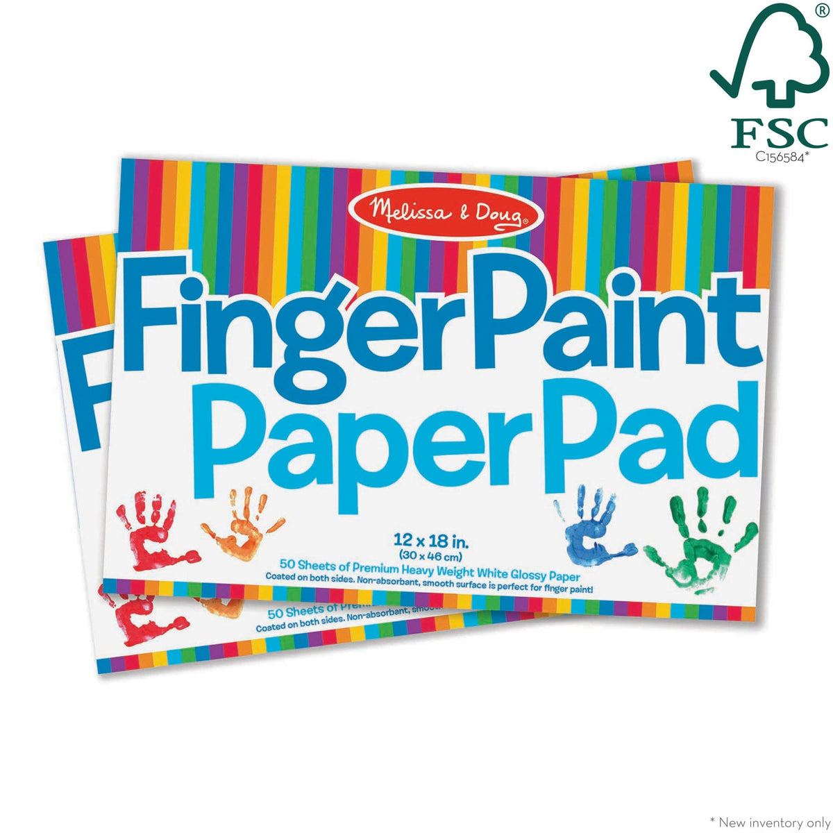Finger Paint Paper Pad 2-Pack S4
