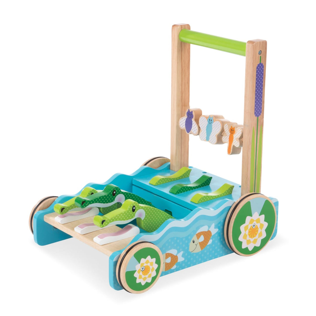 First Play Chomp & Clack Alligator Push Toy K4