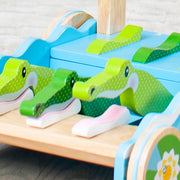 First Play Chomp & Clack Alligator Push Toy V4