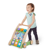 First Play Wooden Ring and Ding Forest Friends Push Toy R3