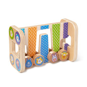 First Play Wooden Safari Zig-Zag Tower O6