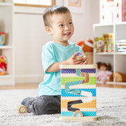 First Play Wooden Safari Zig-Zag Tower O6