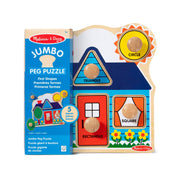 First Shapes Jumbo Peg Puzzle - 5 Pieces V6