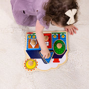 First Shapes Jumbo Peg Puzzle - 5 Pieces V6