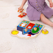 First Shapes Jumbo Peg Puzzle - 5 Pieces V6