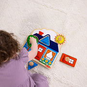 First Shapes Jumbo Peg Puzzle - 5 Pieces V6