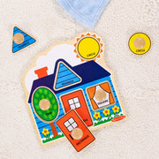 First Shapes Jumbo Peg Puzzle - 5 Pieces V6