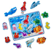 Fishing Magnetic Puzzle Game - 10 Pieces V4