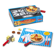 Flip & Serve Pancake Set - Wooden Play Food T7