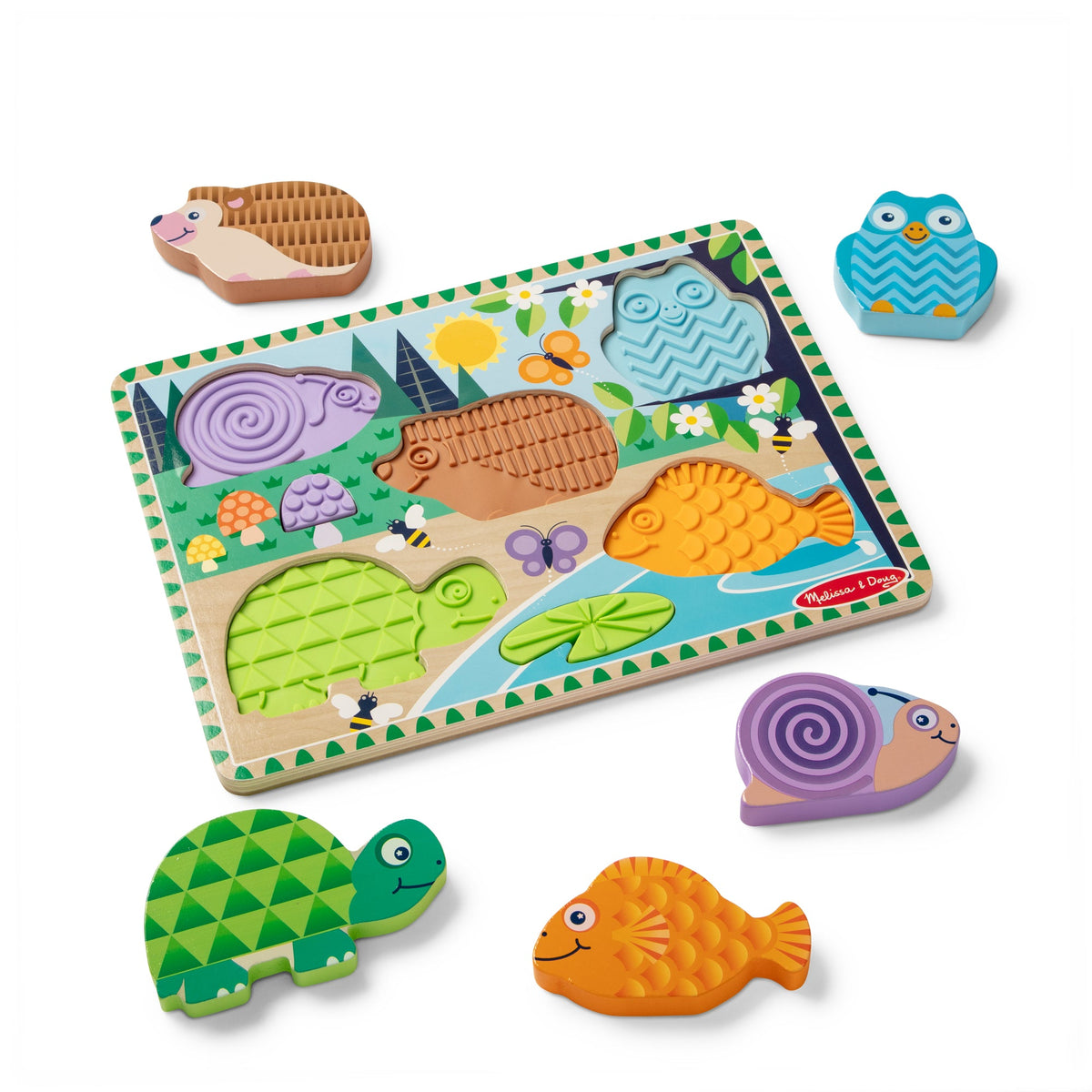 Forest Friends Touch & Feel Puzzle O2