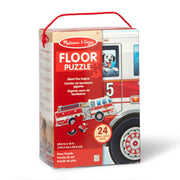 Giant Fire Truck Floor Puzzle - 24 Pieces C3