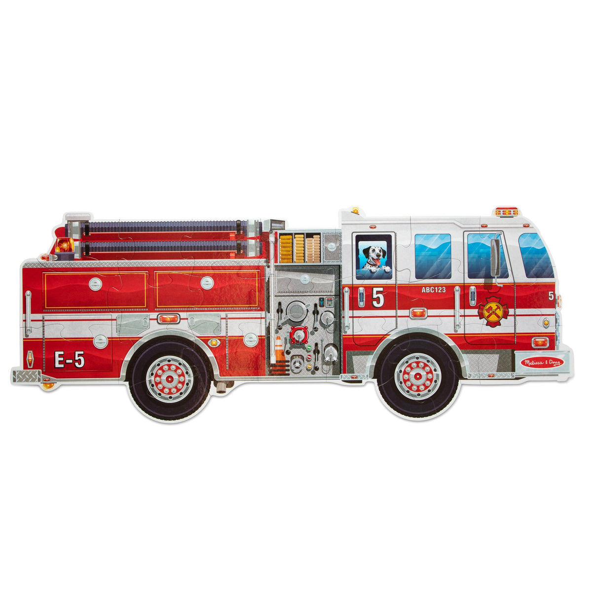 Giant Fire Truck Floor Puzzle - 24 Pieces P8