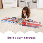 Giant Fire Truck Floor Puzzle - 24 Pieces Y0