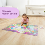 Glow-in-the-Dark Unicorn Floor Puzzle - 48 Pieces N4