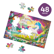Glow-in-the-Dark Unicorn Floor Puzzle - 48 Pieces N4