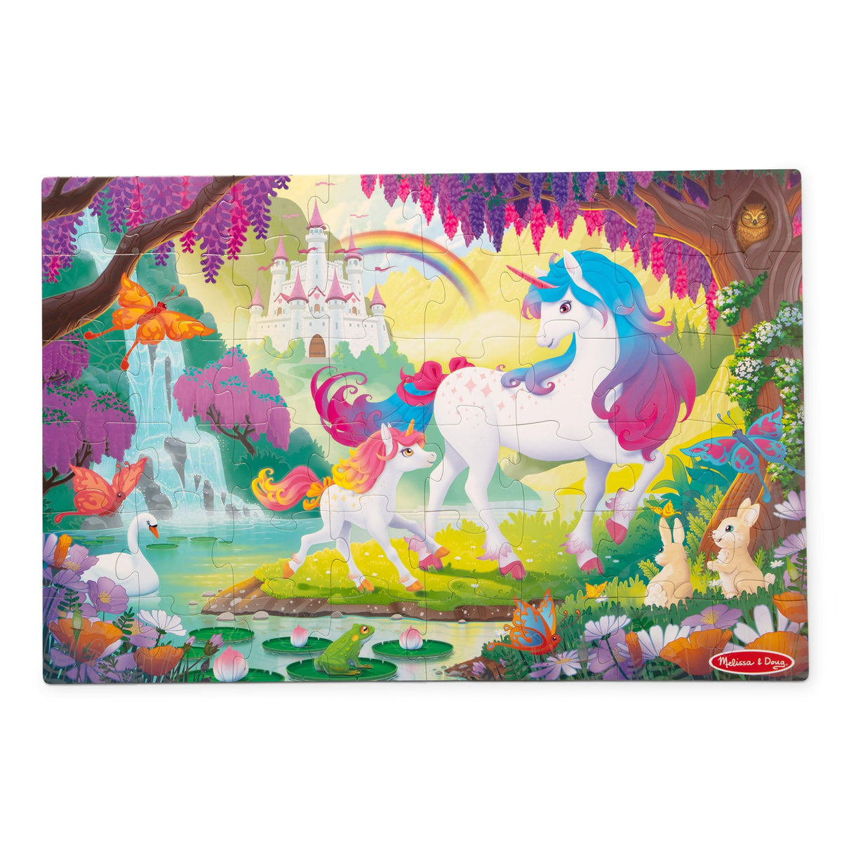 Glow-in-the-Dark Unicorn Floor Puzzle - 48 Pieces Z5