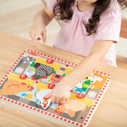 Happy Hens Push to Pop Puzzle W8