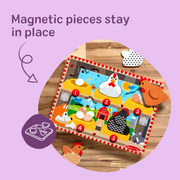 Happy Hens Push to Pop Puzzle W8