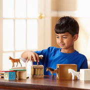 Horse Carrier Wooden Vehicles Play Set H0