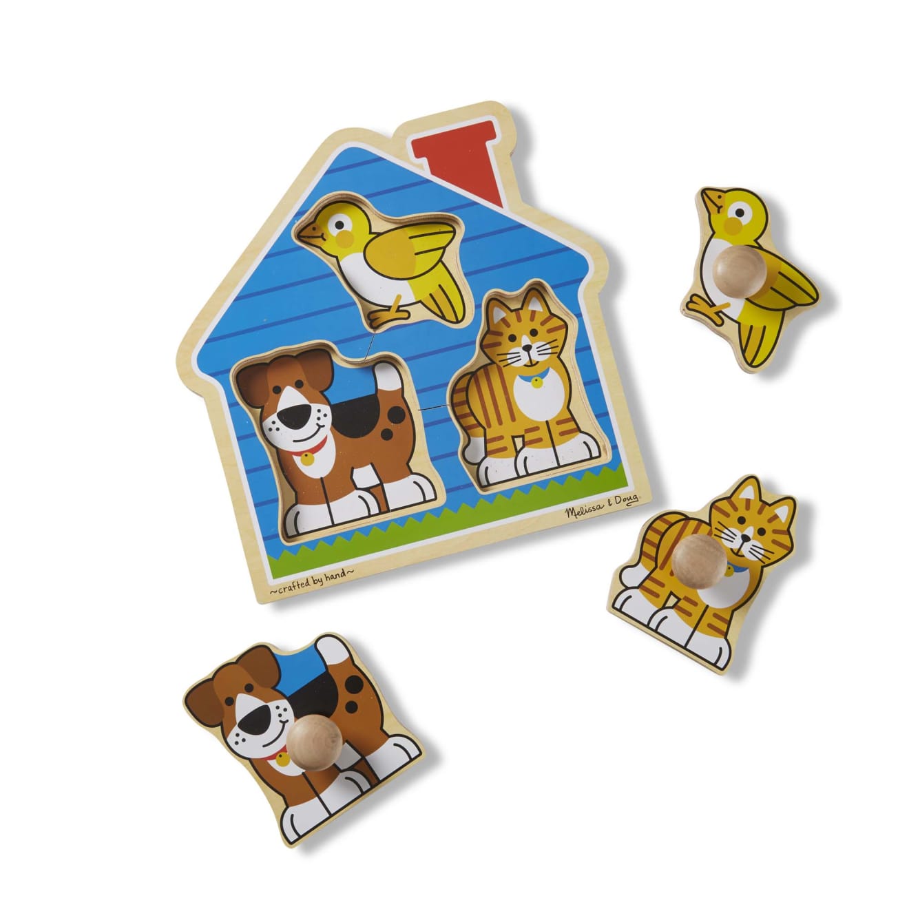 House Pets Jumbo Knob Puzzle - 3 Pieces E8