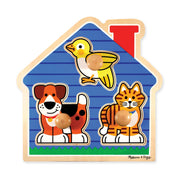 House Pets Jumbo Knob Puzzle - 3 Pieces E8