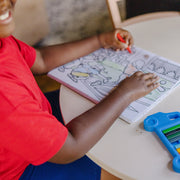 Jumbo 50-Page Kids' Coloring Pad - Space, Sharks, Sports, and More O4