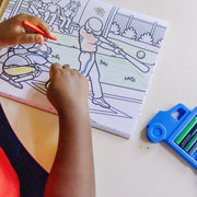 Jumbo 50-Page Kids' Coloring Pad - Space, Sharks, Sports, and More O4