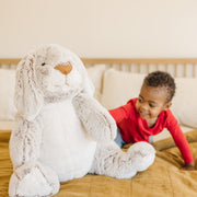 Jumbo Burrow Bunny Stuffed Plush Animal R6