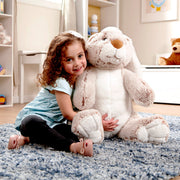 Jumbo Burrow Bunny Stuffed Plush Animal R6