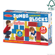 Jumbo Cardboard Blocks - 24 Pieces T4