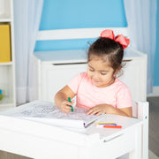 Jumbo Coloring Pad - Princess & Fairy A4